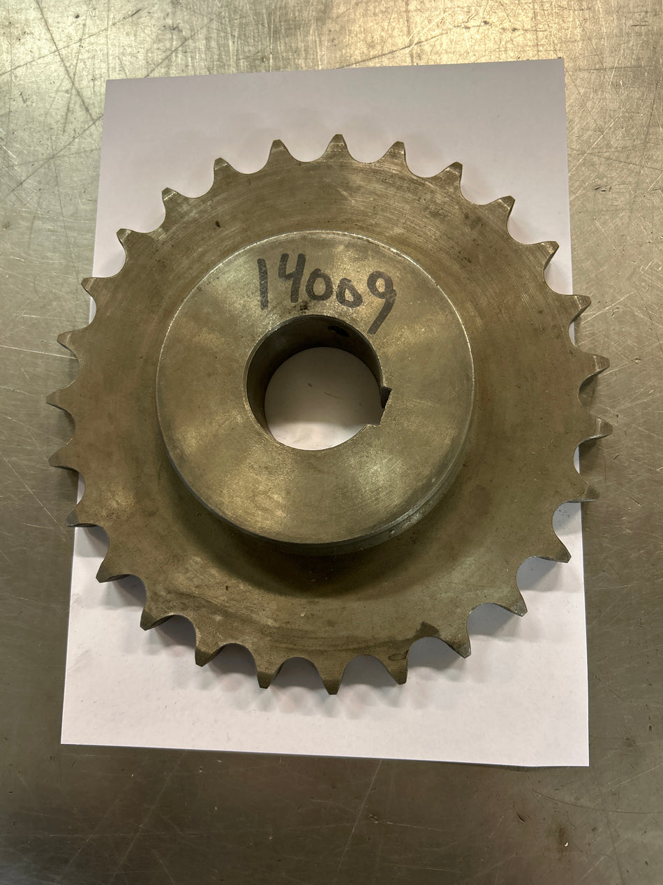 Kjedehjul 1" 27Z m.flens FRANSGRD