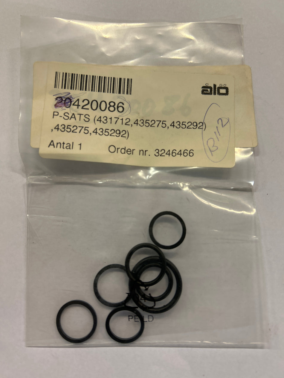 Pakn.sett solenoid skuffelås 465