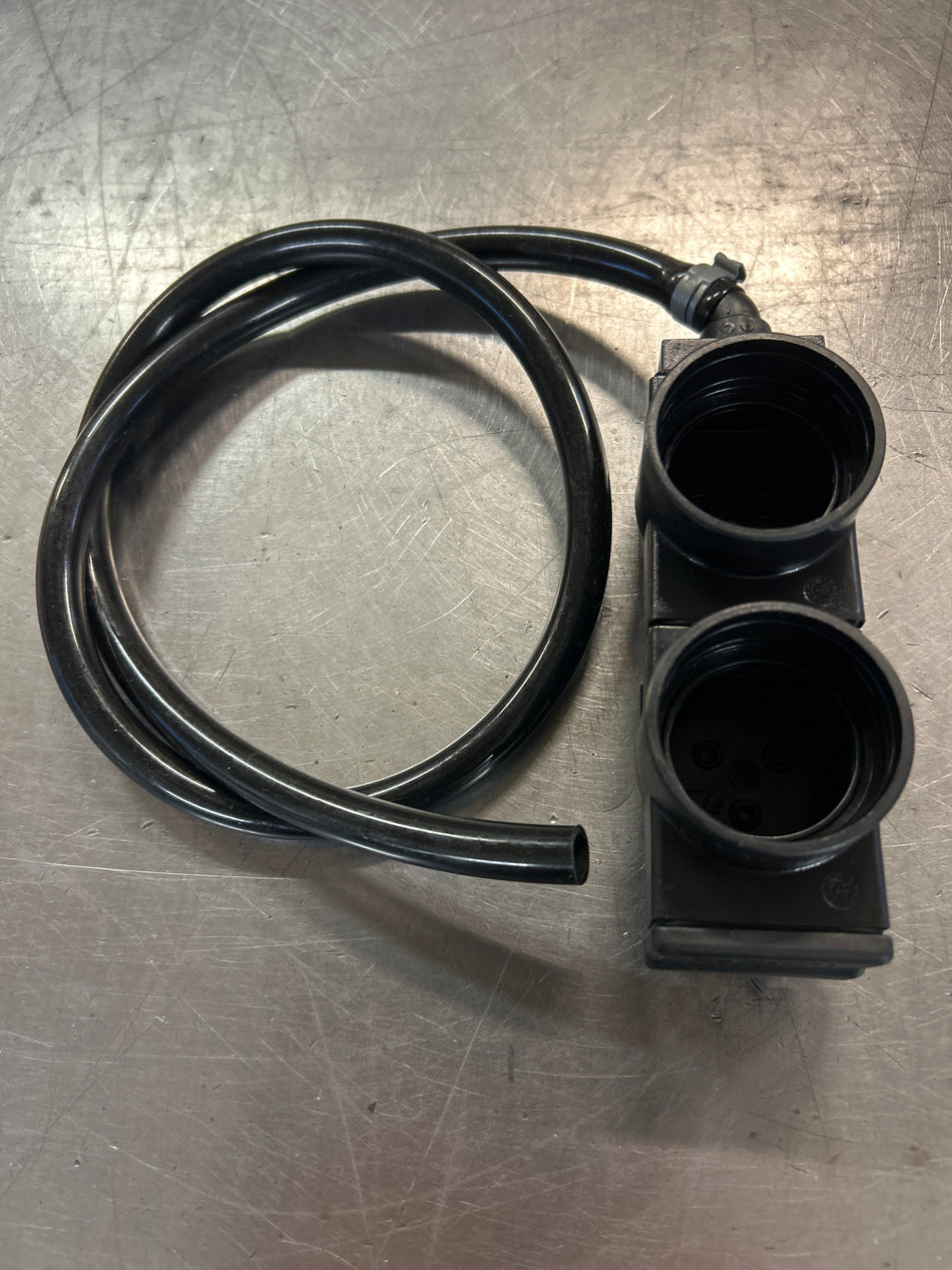 Dobbel lokk m lekk olje slange