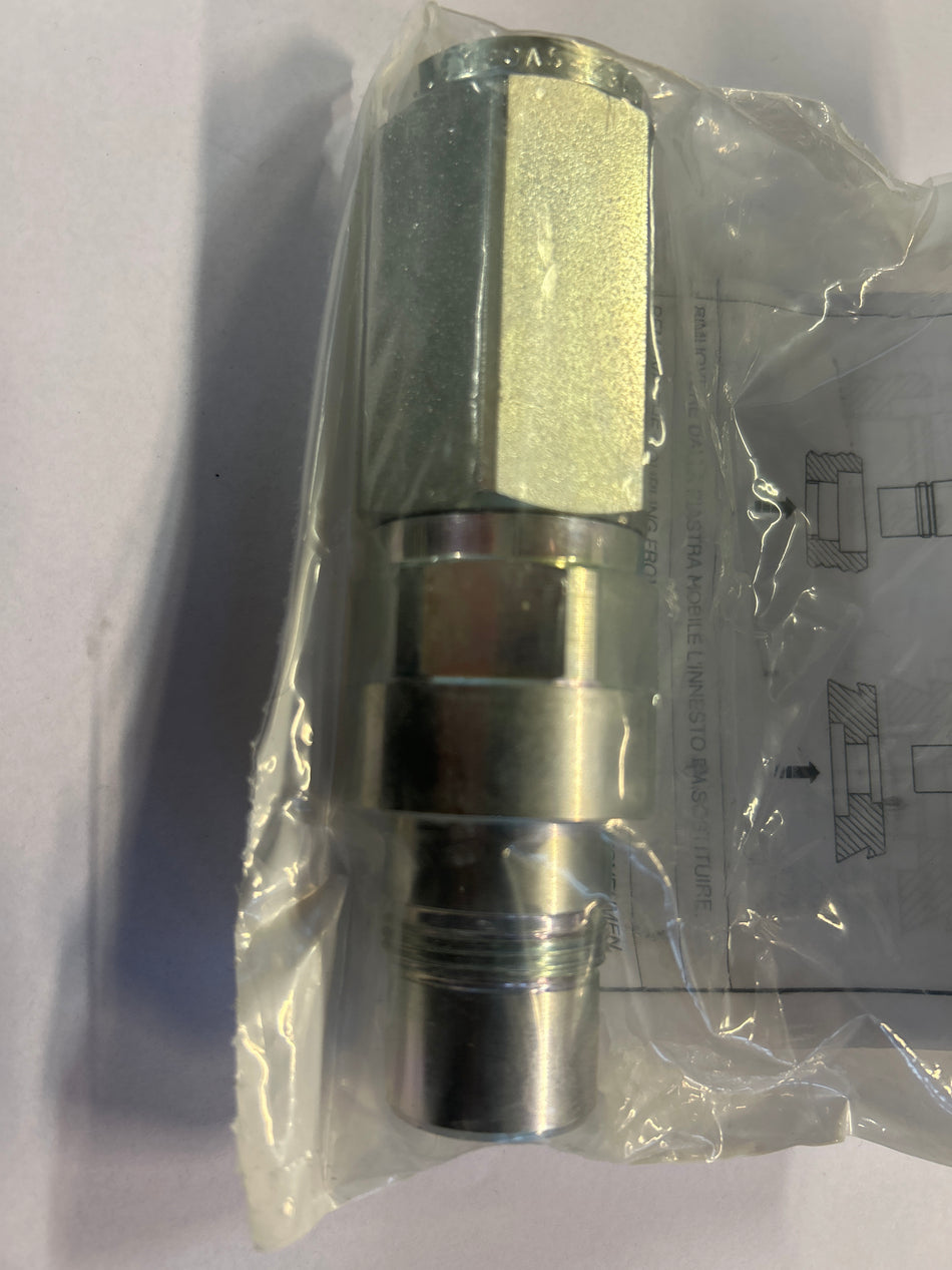 Hurtigkobling Patron Multifaster Han 1/2" Hun 1/2" BSPP Eliminator