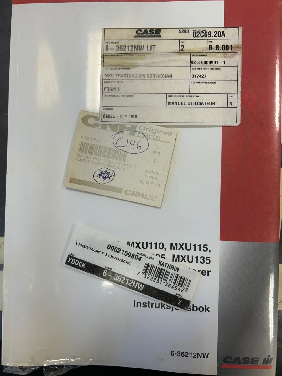 Instruksjonsbok MXU Norsk - Dagenborg Maskin AS
