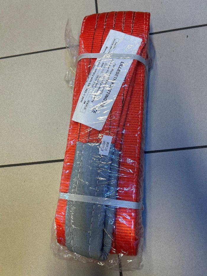 Lastestropp 5 tonn 6 meter Rød - Dagenborg Maskin AS